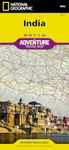 India Adventure Map by National Geographic – Waterproof Travel Map with Roads, Cities & Cultural Sites – Foldable Map for Delhi, Mumbai, Himalayas & National Parks (National Geographic Adventure Map)