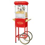 DTX Intl 4650 SPC Movie Night Red Full Popper Machine Cart