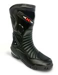 PROFIRST Ladies High Long Ankle Motorbike Boots Motorcycle Waterproof Women Cruiser Shoes Racing (Black, UK Footwear Size System, Adult, Women, Numeric, Medium, 9)