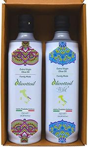 Olivottoil 2023/2024 Edition !!! Italian Extra Virgin Olive Oil Olivottoil & Wild Pack | Antioxidant Rich | Pesticides Free |