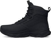 Under Armour Men's Stellar G2 6" Lace Up Military and Tactical Boot, (001) Black/Black/Pitch Gray, 13