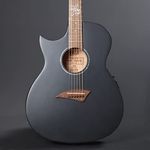 Lindo B-STOCK Left Handed Slim ORG-SL Infinity Black Electro Acoustic Guitar with integrated LCD Tuner/Preamp (Minor Cosmetic Imperfections)