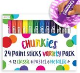 Ooly Chunkies 24 Paint Sticks For K