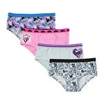 Disney Girls' Descendants Underwear Multipacks Available in Sizes 4, 6, 8 and 10 Bikini Style, 14