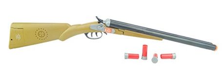 ToylandⓇ 75cm Double Barrel Western Shotgun With Sound Effects and Ejecting Shells