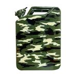 AXL's certified Fuel Steel Jerry Can for Petrol/diesel/kerosene Storage - Military Camouflage (20 Litres)