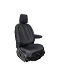 Town and Country Covers Single Front Seat Cover, Black