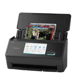 ScanSnap iX2500 Photo Edition Wireless or USB High-Speed Cloud Enabled Photo, Document & Receipt Scanner with Large 5" Touchscreen for Mac or PC, Black