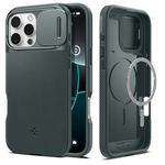 Spigen Case for iPhone 16 Pro Max Case, Optik Armor MagFit Designed for Apple iPhone 16 Pro Max - Abyss Green