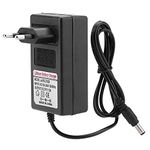 DC 21V 2A Lithium Battery Charger, Durable Battery Charger, AC 100-240V Charger, Toy Car for Headlight (EU Plug)