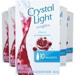 Crystal Light Cherry Pomegranate Singles, 31g (12 Boxes of 10 Packets)