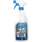 MiracleSpray for Stainless Steel Cleaning - Remove Fingerprints and Smudges from Kitchen Appliances, Oven, Grill, Refrigerator, Microwave, Sink, Hood - Includes Microfiber Towel - (16 Ounce Kit)