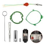 GEARZAAR Glow Plug Repair Kit, 12V 24V 5KW 8KW Parking Diesel Heater Glow Ignition Plug Kit with Filter, Car Ceramic Heater Repair Parts Fit, Diesel Heater Accessories