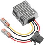 9 to 32V to 12V 10A Waterproof Regulator Transformer Aluminum Box Power Converter Suitable for Cameras Large Trucks etc
