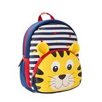 Umtiti Toddler Backpack,Waterproof Preschool Backpack,3D Cute Animal Cartoon Preschool Backpack for 2-6 Years Girls,Boys.Tiger