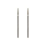 Dremel 7134 Diamond Flat Head Points, Accessory Set 2-pack with 2.0 mm Bits for Engraving, Carving and Cutting