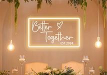 LED Neon Sign Night Light for Wall Party Décor Bedroom Room Bar Wedding Home Birthday Art Decoration Christmas with USB Chain Light modulator 5v 16"*8"