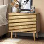 Oikiture Bedside Tables Nightstand 