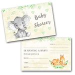 Baby Shower Invitations (WRITE ON) Pack invites & Envelopes (Neutral Pack of 15)