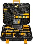298 Pcs Home Tool Kit Set, Mechanic Tool Set for Car Motorbike Repair Daily Maintenance, Household DIY Tool Box with Tools Included, Hammer Pliers Screwdrivers Basic Hand Tool Sets