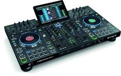 Denon DJ PRIME 4-4 Deck Standalone Smart DJ Console/Serato DJ Controller with Built In 4 Channel Digital Mixer and 10-Inch Touchscreen