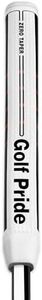 Golf Pride Zero Taper Putter Grip - Parallel Style Design for Consistent Hand Feel - Flat Paddle Horseshoe Shape - Dimpled Surface Texture - Medium 58 R Core - Black