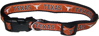 Pets First Collegiate Pet Accessories, Dog Collar, Texas Longhorns, Large