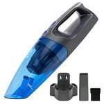 Russell Hobbs Cordless Handheld Vacuum Cleaner in Grey and Blue, Portable, 20 min Run Time, Rechargeable & Lightweight, Car Vacuum Cleaner with Long Runtime, 2 Year Guarantee RHHV1001