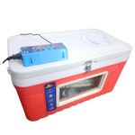 Hatchpro 50 eggs incubator fully automatic | with new tht20 controller, dual humidity system, viewing window and Automatic multipurpose egg turning tray (56 Eggs Capacity)