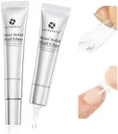 Luckyfairy No Need Lamp Solid Gel Glue Nail for Press on Nails, 2Pcs 10ml Super Strong Semi Nail Glue Quick Drying Long Lasting Fake Acrylic Nails