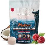 TruWild Motion All Natural Pre Workout Powder Drink Mix for Men & Women w/No Jitters or Crash – Whole Food Plant Based Vegan – Organic w/Electrolytes + BioPerine – 20 Servings (Coconut Raspberry)