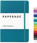 PAPERAGE Lined Journal Notebook, (T