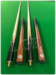 Laxmi Ganesh Billiard Snooker & Pool cue Stick by Master pro Butt Quarter Joint (Black-2)