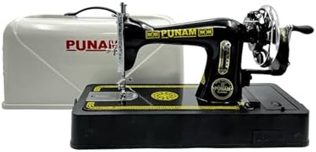 Punam Classic Hand Composite Sewing Machine with Cover Set