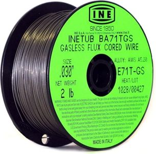 INETUB BA71TGS .030-Inch on 2-Pound Spool Carbon Steel Gasless Flux Cored Welding Wire