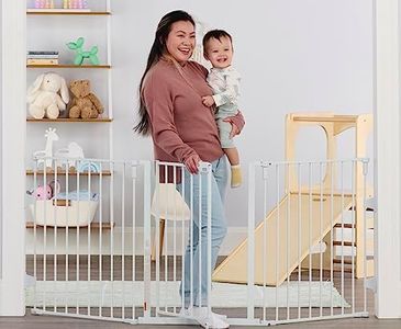 Regalo 76 Inch Super Wide Configurable Baby Gate, Includes 4 Pack of Wall Mounts and Hardware