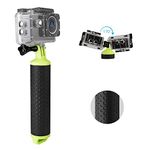 WOLFANG Floating Buoy Grip, Waterproof Handle, Monopod, Hand Grip, Floating Selfie Stick for Action Camera, Sports Camera, Etc