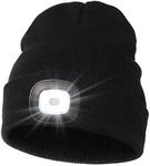 MELASA Unisex LED Beanie with The L