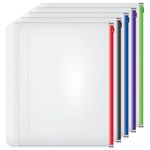 Cardinal Binder Pockets with Multicolor Zippers, 3-Hole Punched, Letter Size, Pack of 5