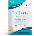 Tru Earth Toilet Bowl Cleaner Eco-Strips | Plastic Jug-Free, Septic-Safe Cleaning Strips | Easy to Use | 24 Strips