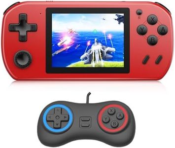 CULAGEiMi Handheld Game Console for Kids Adults Built-in 270 Retro Video Games, Portable Gaming System with Rechargeable Battery Gamepad, Mini Arcade Toys Supports 2 Players Birthday Xmas Gifts, Red