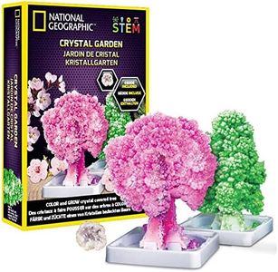 National Geographic BANDAI JM02766 -Crystal Garden Starts Growing in 20 Minutes-Educational Science Kit