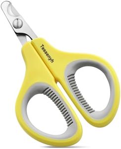 Tessenyh Professional Cat Nail Clipper, Stainless Steel Cat Nail Trimmer for Small Animals, with Sharp Blade and Anti-Slip Handles for Safe and Effective Grooming