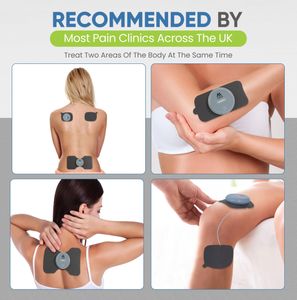 Med-Fit Dual Channel Wireless TENS EMS Massager – 18 Programs for Back & Pain Relief