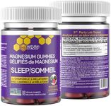 Natural Stacks Magnesium Gummies SLEEP with Melatonin & Chamomile - Mineral & Magnesium Supplement - Helps to re-set the body's sleep-wake cycle - Supports Good Health - 30 Mixed Berry Gummies