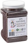 100% NATURAL CHOCOLATE SPRINKLES. G