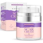 Scar Cream, Overnight Scar Cream with Copper Peptide, Centella Asiatica and Vitamin E, Scar Gel for Surgical Scars, Keloid Bump, C-Section, Stretch Mark, Burn, Injury, 2 OZ