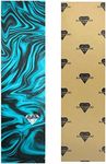 Black Diamond Grip Skateboard Graphic Griptape Sheet Liquid 9" x 33" Grip Tape