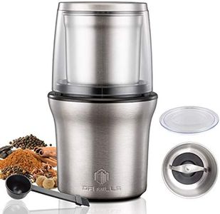 DR MILLS DM-7412N Coffee Grinder Electric,Coffee Grinder,Spice Grinder Electric, Detachable Cup, Blade & Cup Made with SUS304 Stainless Steel,200w Small Food Grinder Grain Grinder