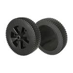 Generic 2 Pcs BBQ Grill Wheels Width 4cm Replacement Parts 7in for Dining Patio Outdoor Most Grills